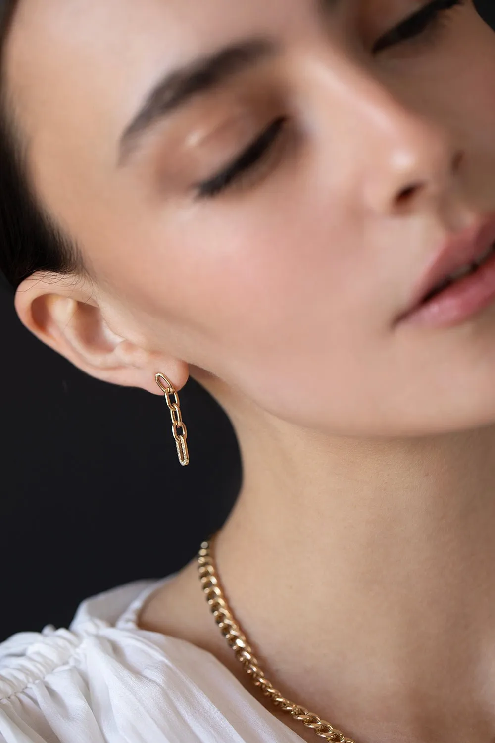 5 Link Drop Earrings