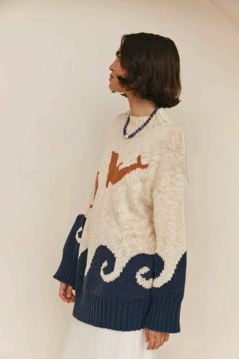 Ace Of Something Knit Jumper Natural