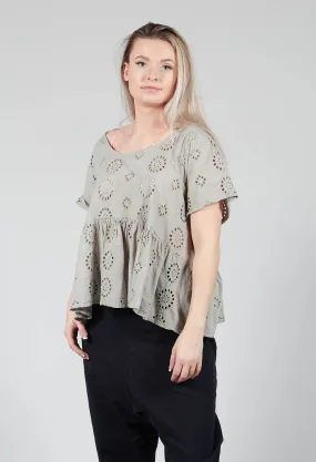 Ahbiszett Top in Salbei Green