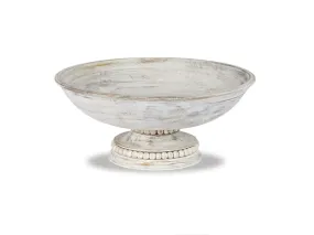 Beaded Pedestal Serving Bowl