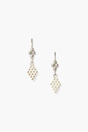 Bijou Drop Earrings Silver