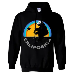 California Bear On Bike Sweatshirt Hoodie