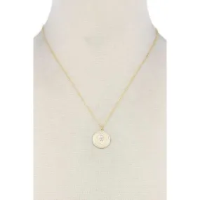 Gemini Circle Necklace