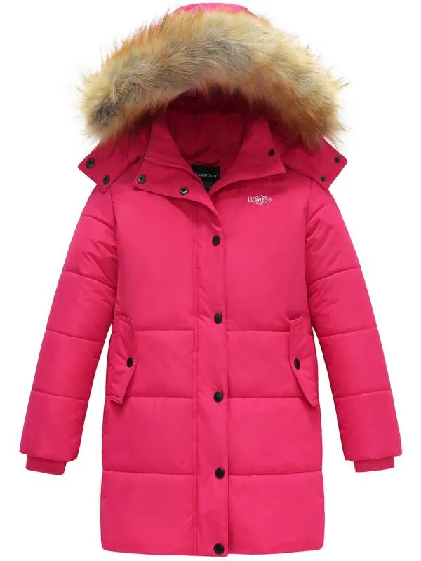 Girls Winter Coat Long Winter Jacket