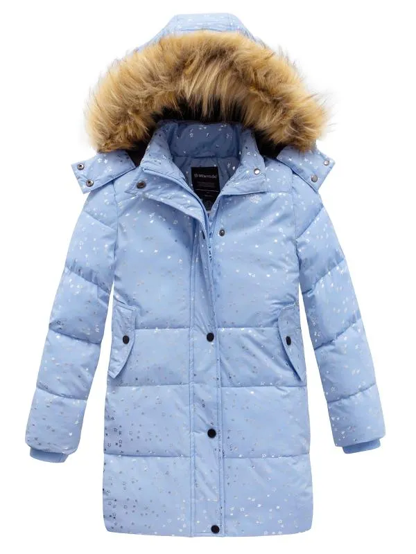 Girls Winter Coat Long Winter Jacket