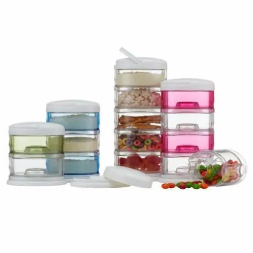 Innobaby 2 Tier Stackable 透明2層嬰兒零食奶粉格 (3個顏色)