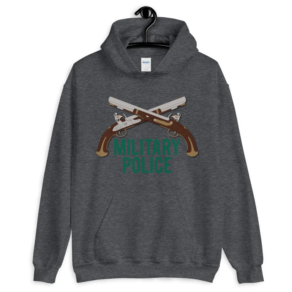 Military Police Crossed Harpers Ferry M1805 pistols Unisex Hoodie