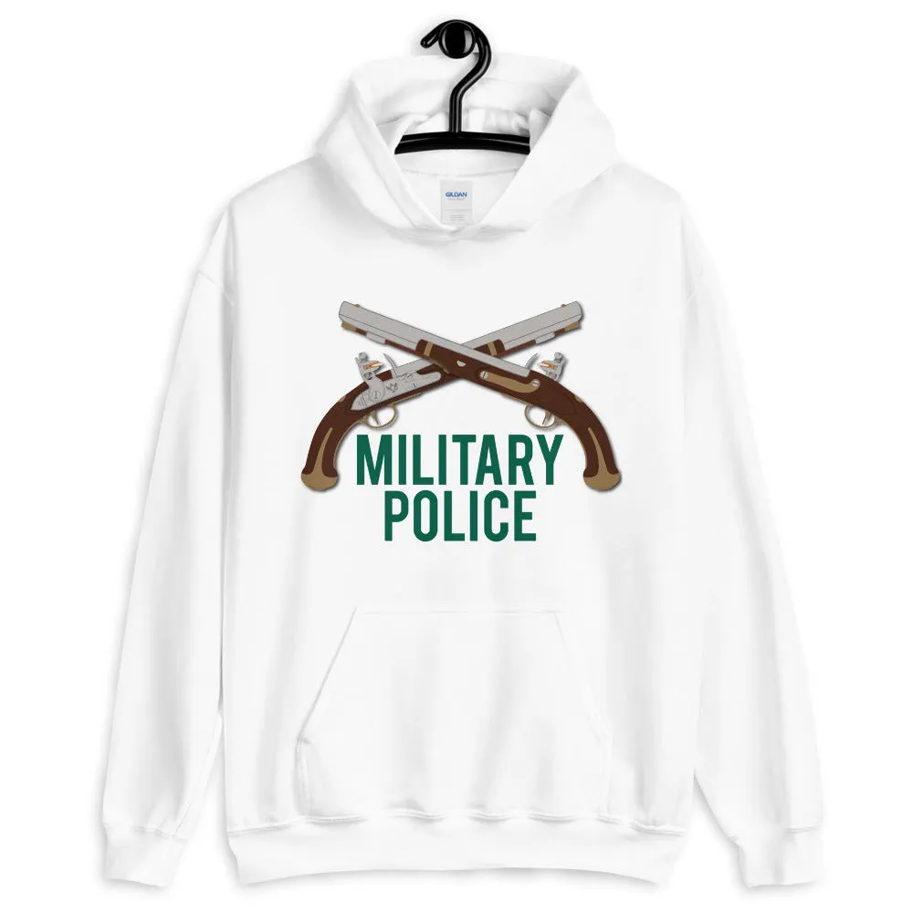 Military Police Crossed Harpers Ferry M1805 pistols Unisex Hoodie