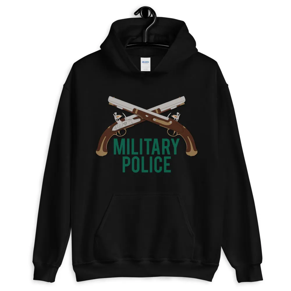 Military Police Crossed Harpers Ferry M1805 pistols Unisex Hoodie