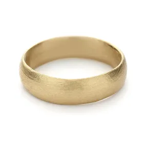 Oval Section Wedding Band - 6mm