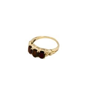 Rose Garnet Ring 14K