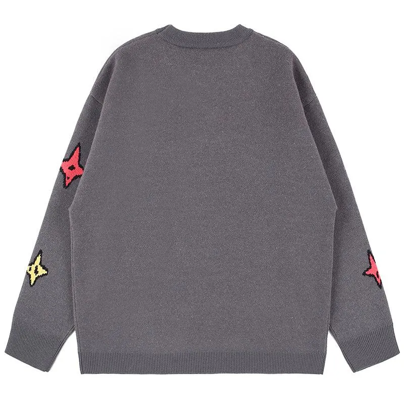 TAKA Original Cosmic Univ. star knit jumper