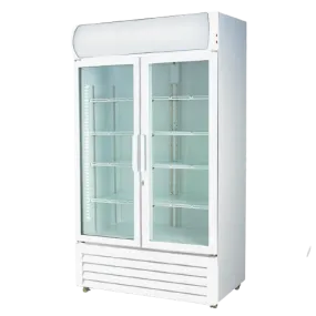 Two Glass Door Colourbond Upright Drink Fridge - LG-1000GE