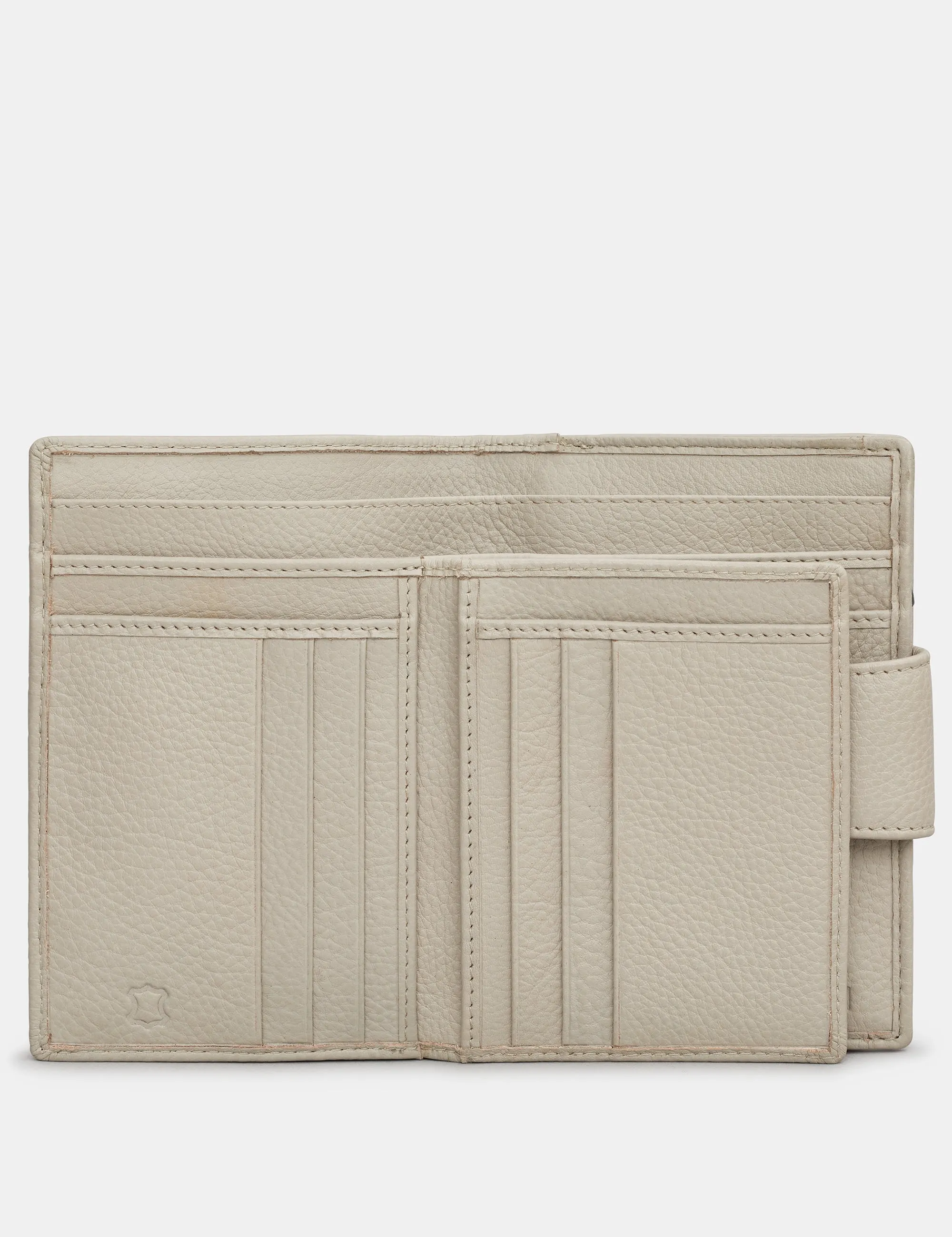 Warm Grey Leather Anson Purse